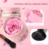 HOSAILY 3D Rose Petal Blush for Cheeks, Soft Pink Cream