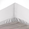 douceur d'intérieur, Oscar White Microfibre Fitted Sheet 160 x 200