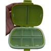 Generic Travel Pill Organizer Case (Green)