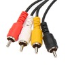 5 Pin DIN to 4 RCA Cable, Durable Female to
