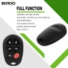 SCITOO Replacement fit for 1X6 Button Uncut Keyless Entry Option