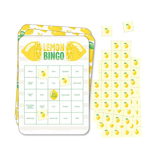 Big Dot of Happiness So Fresh - Lemon - Bingo