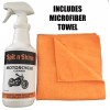 Spit n Shine Motorcycle Cleaner 32 oz. with 16" x