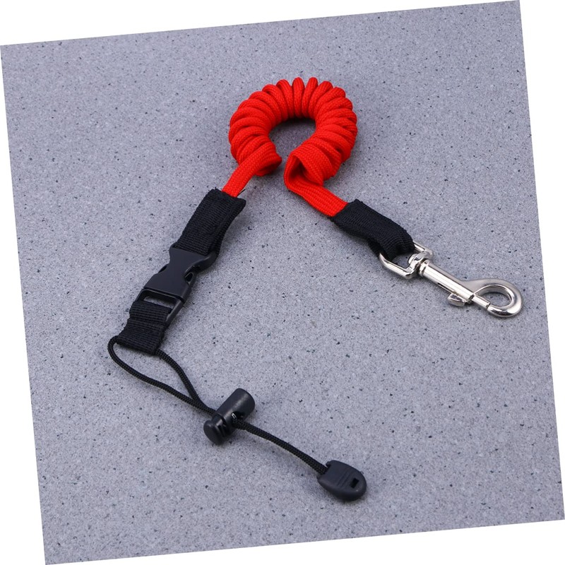 CORHAD 2 Pcs Elastic Fishing Rod Leash Safety Cord Tether