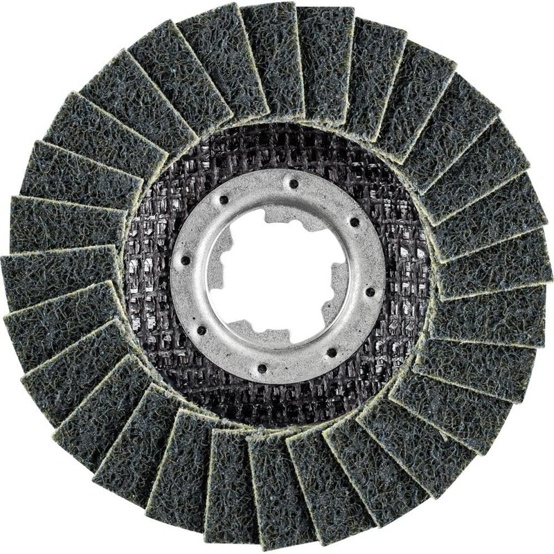 PFERD Polivlies fan disc, 5 pieces, 115 mm, A240, fine,
