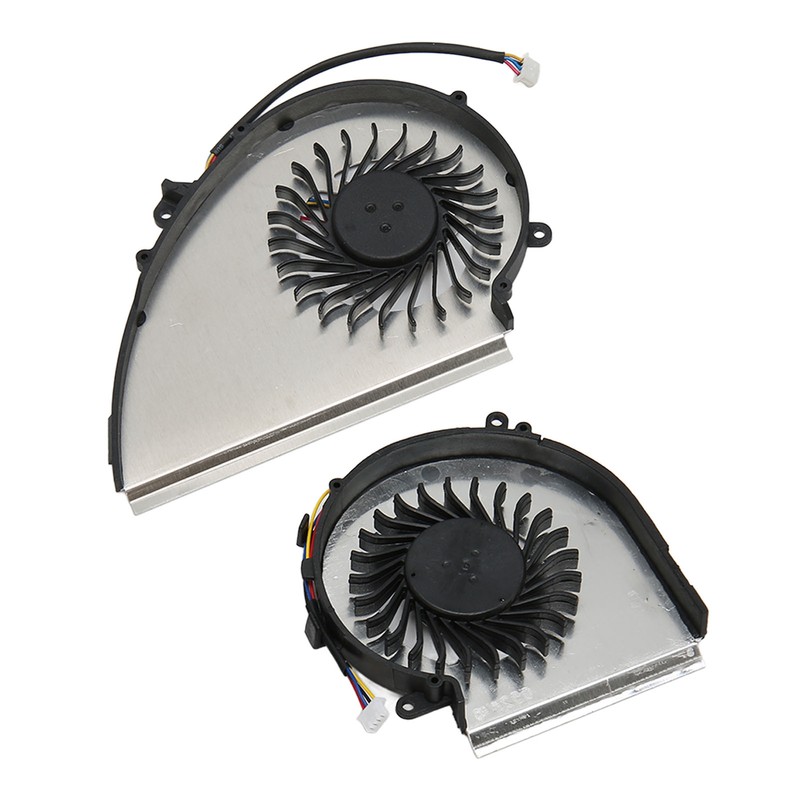 Cooling Fan 4 Pin Aluminum Alloy ABS Easy Replaceable Laptop