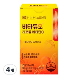 Vita Duo Liposomal Vitamin C 500mg, 30 tablets, 4 units / 비타듀오 리포좀 비타민C 500mg, 30정, 4개