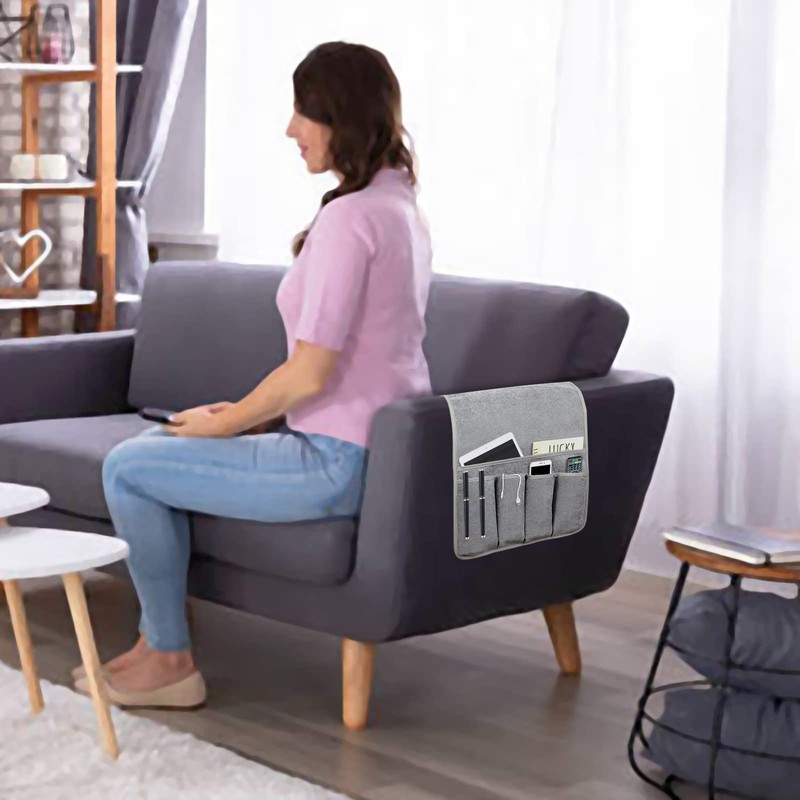 NB Sofa Armrest Organize remote holder bedside caddy organizer with