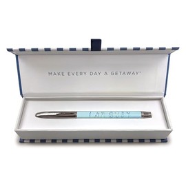 Gray Malin I Am Busy Boxed Pen - Includes One Black Ink Ballpoint Pen and Hinged Gift Box