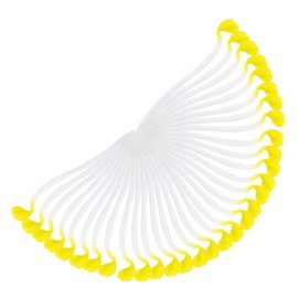 Kisangel 50pcs Stretchy Mung Bean Sprout Stress Relief Fidget Toy for Boys and Girls and Adults Soft TPR Material Fun Sensory Plaything for Anxiety Relief for Home and Office