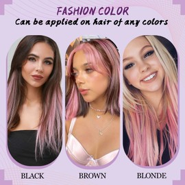 RUNATURE Pink Bondings Extensions Real Hair 50 cm Long Invisible Keratin Bonding Extensions Real Hair Pink 25 Pieces 25 g Straight U-Tip Extensions Real Hair 1 g Hot Fusion Colour #Pink