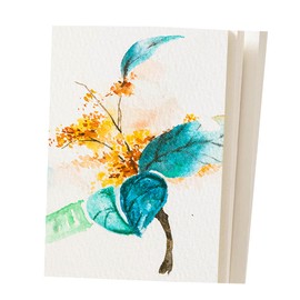 Watercolour Paper 300 GSM, 100% Cotton Paper Watercolour Colouring Book, Watercolour Paper Watercolour Paper Painting Paper Watercolour Paper Postcards for Students Teachers Artists Gouache Drawing