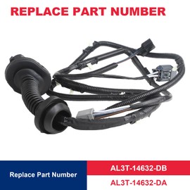 Driver Side LH Rear Door Jumper Wire Harness Assembly Fits for 2009-2014 Ford F150 Crew Cab Replaces# 9L3Z-14631-CAA