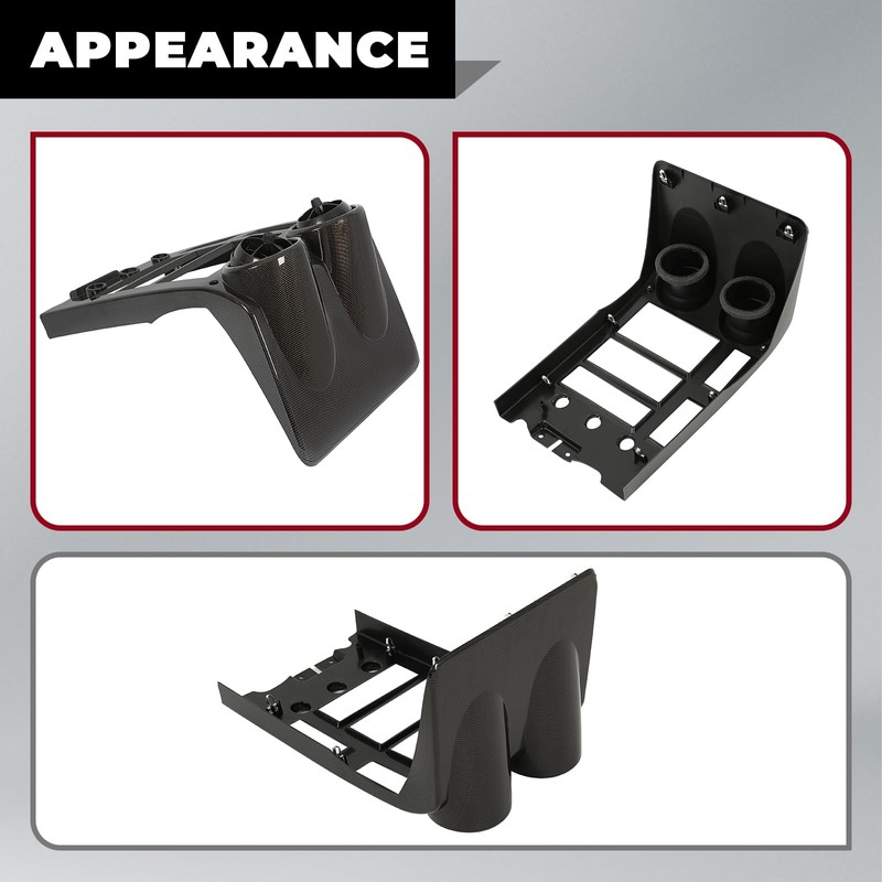 HECASA Dash Bezel Compatible with 2005-2007 Hummer H2 Replacement for