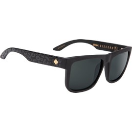 Spy Optic Discord Sunglasses Slayco Matte Black Leopard with Happy Gray Green Light Silver Spectra Mirror Lens