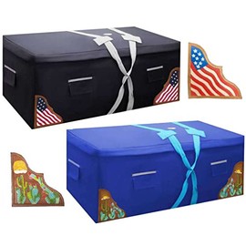 Paris Tack Hay Bale Bag X-Large 1200D Waterproof for California Bales with Mesh Vent Windows with Patriotic Leather Accents, 52" x 28" x 20"