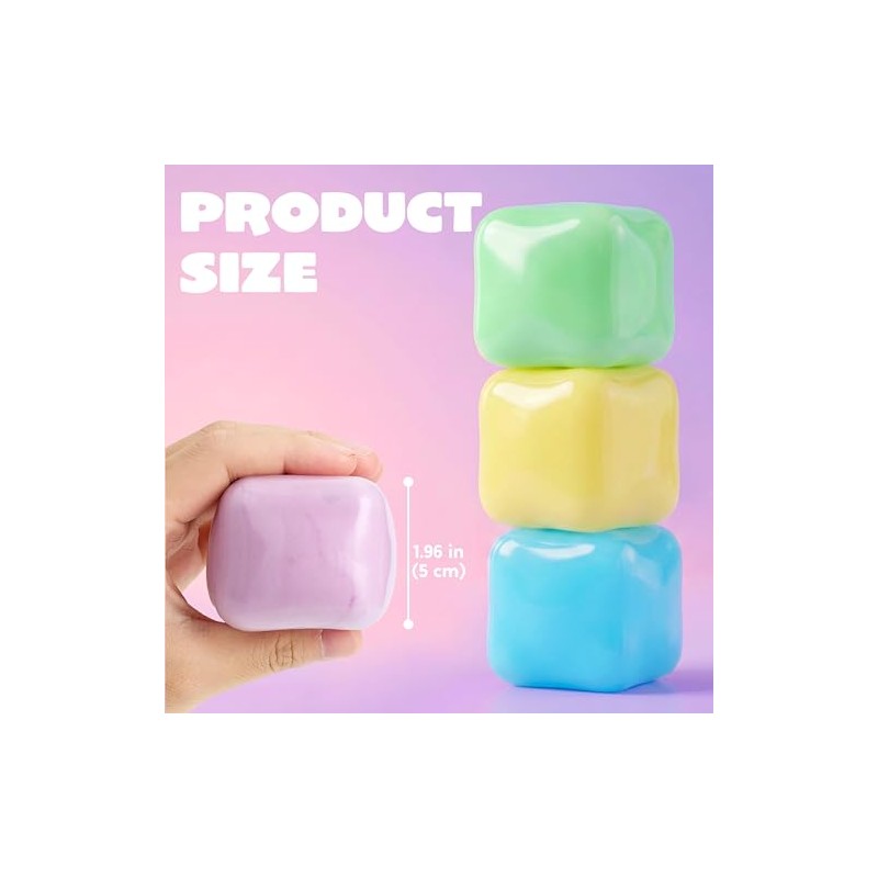 Joyin Juego de 4 Cubos de Hielo de Color Pastel