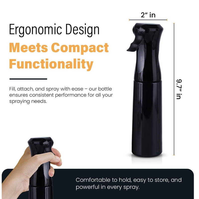 VIGOR PATH Continuous Spray Bottle for Hair – Fine Mist