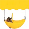 1 Pack Hamster Hanging House Hammock Banana Design Cotton Cage