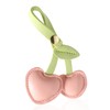 Andibro Cherry Bag Charm, Cute PU Cherry Key Ring, Bag