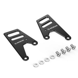 NICECNC Passenger Foot Guard Footrest Guards Heel Guards Cover Compatible with 690 ENDURO/ENDURO R 2008-2023, Compatible with Husqvarna 701 ENDURO/Supermoto 2016-2023, Black, See Fitment