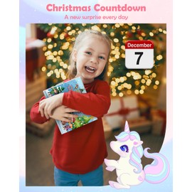 Jewellery Girls Advent Calendar 2024 Kids: Charm Jewellery Bracelet Making Kit Unicorn Gifts for Girls Advent Calendar, Christmas Stocking Fillers Kids Girls Presents for 5 6 7 8+ Year Old Girls Gifts