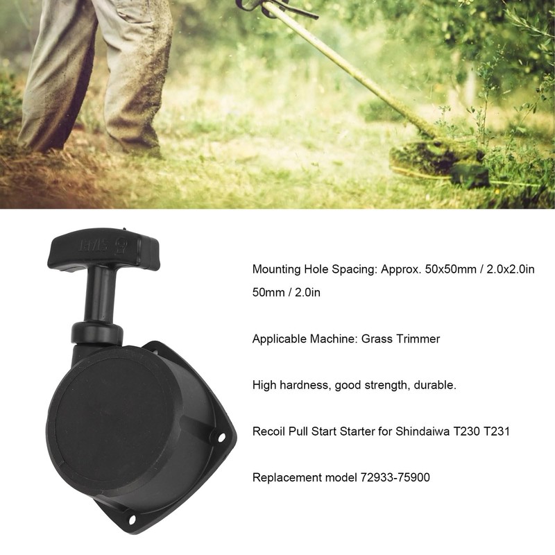 Shindaiwa Parts Pull Starter for Shindaiwa Mower T230 T231 72933