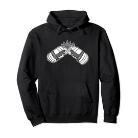 Stringers Society x JH | Vintage Lacrosse Glove Fist Bump Pullover Hoodie