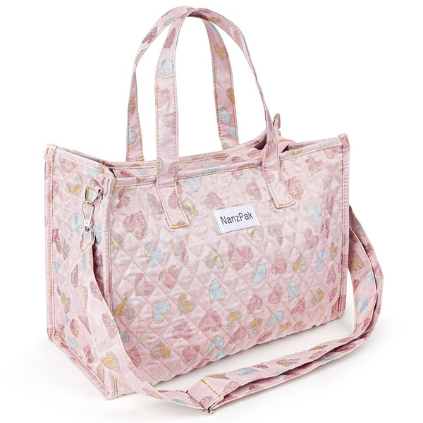 Women's fluffyhandbag Lightweight Puffy Tote Bag with Compartments jacquard fabric