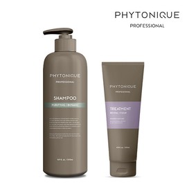 Phytonique Pro Purifying Mildly Acidic Hair Loss Shampoo Botanic (for oily skin) (500ml) + Treatment (200ml) SET / 피토니끄 프로 퓨리파잉 약산성 탈모샴푸 보타닉(지성용) (500ml) + 트리트먼트 (200ml) SET