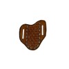 pancake knife sheath hand tooled and painted out of quality