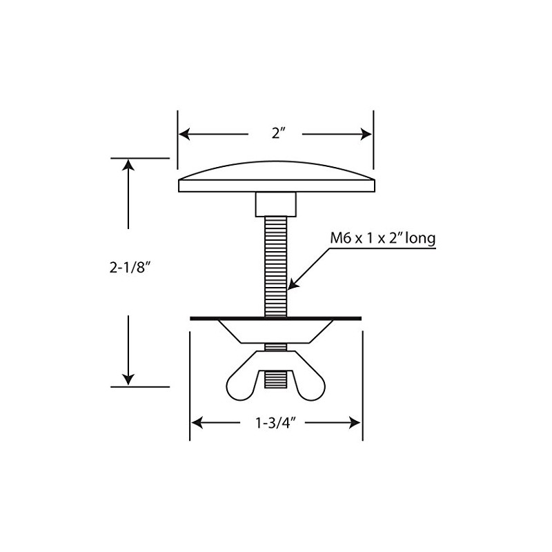 Westbrass R202-07 2" Kitchen Sink Hole Cover, Satin Nickel