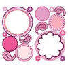 RoomMates RMK1657SCS Paisley Dry Erase Peel & Stick Wall Decals