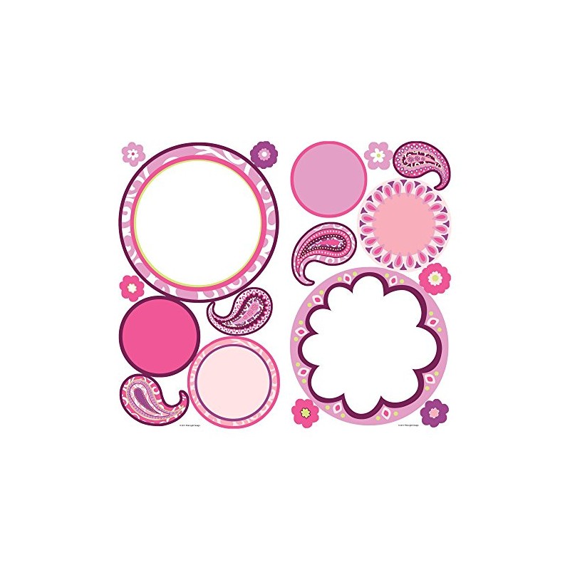 RoomMates RMK1657SCS Paisley Dry Erase Peel & Stick Wall Decals