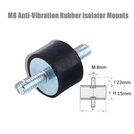 4Pcs Rubber Mounts Shock Absorbers,Anti Vibration Silentblock Car Boat Bobbins(M8 30x15mm)