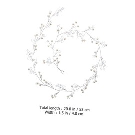 Healvian Bridal Headband Handmade Crystal Hair Accessory for Weddings Engagements and Special Events Elegant Hair Decoration for Women and Girls