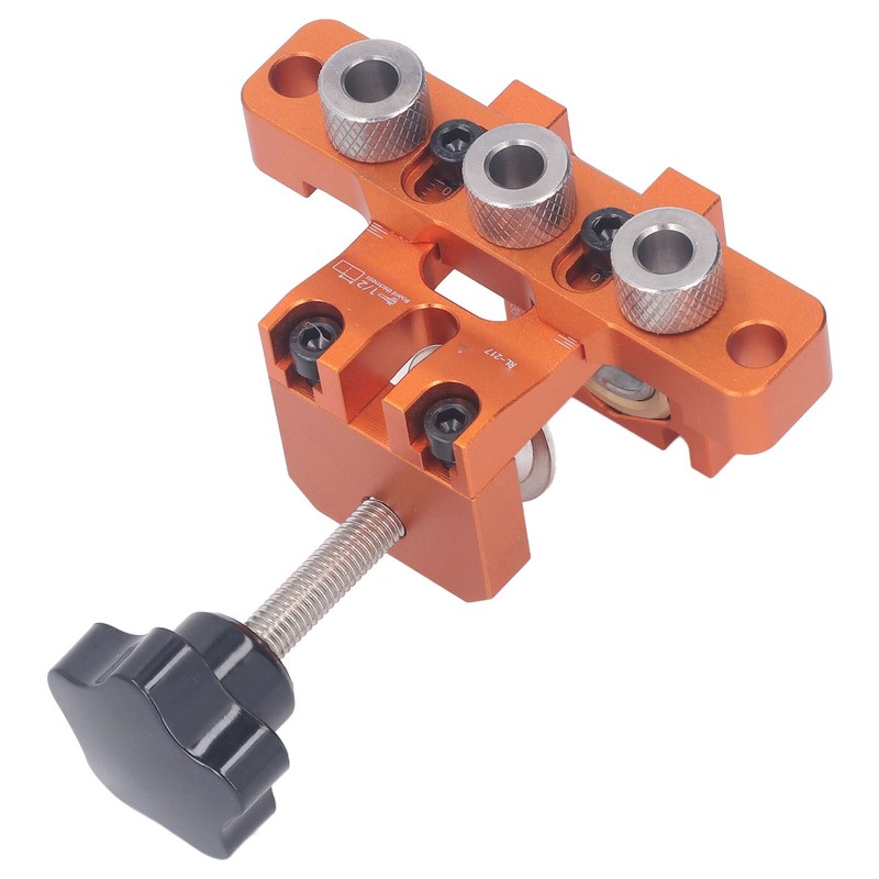 Doweling Jig Drill Kit 3 in 1 Aluminum Alloy Anodized