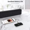Bluetooth 5.0 Transmitter Receiver, 2-in-1 Wireless Portable Stereo Audio Adapter,