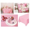 1 Pack Plastic Tablecloths Disposable Table Covers 54 inch x108