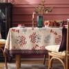 patdrea French Linen Table Cloth Soft Breathable Tabletop Cover Decorative