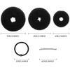 Juego de 9 piezas de donas para hacer moños de