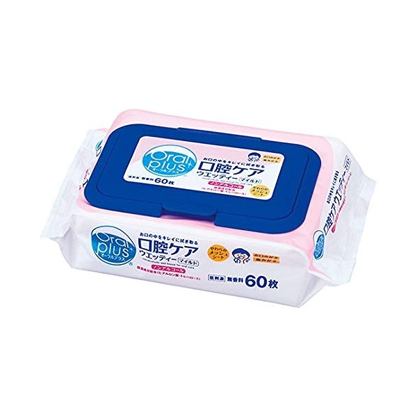 Asahi Group Food Oral Care Wetti, Oral Plus, Mild Type, Horizontal Use, C21 x 24 Packs