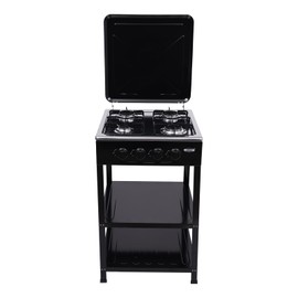 4 Burner Gas Stove, 300,000 BTU Natural Gas Stove Portable Propane Stove Manual Ignition Camping Stove with Support Leg Stand and Wind Blocking Cover Adapter for Home Entertainment, Commercial