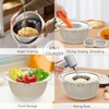 4-1 Colander with Bowl Set - Rotatable Colander Bowl with