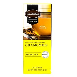 Farmer Brothers Premium: Chamomile Herbal Tea, 1/25 ct box