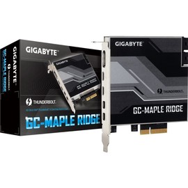 GIGABYTE GC-MAPLE RIDGE (Intel/Thunderbolt 4/ JHL 8540 Controller/ 2x USB Type-C/ 1x DisplayPort 1.4/ 2x Mini DisplayPort/ Max Bandwidth 40GB/s/ PCle Card)