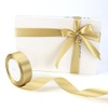 1 Roll Gold Double Faced Satin Ribbon 24 Yards Satin