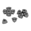 10Pcs Carbide Turning Inserts Indexable Coated Blade for Wood Milling