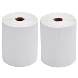 FungLam 2 Rolls 4x6 Direct Thermal Shipping Labels, 250 Labels/Roll, 1'' Core, Compatible Zebra 2844 ZP-450 ZP-500 ZP-505