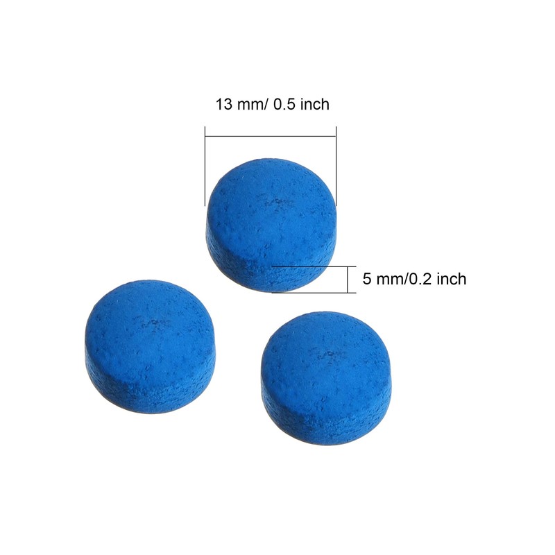 Gejoy 20 Pcs Billiard Pool Cue Tips Replacement Kit Pool